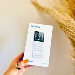 NEW ETEKCITY White Black Screen TENS Unit Pain Relief Rechargable Wearable